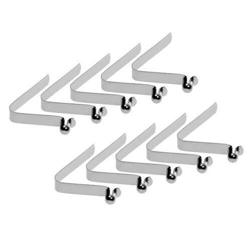 10 Pack Tent Pole Kayak Paddle Push Button Spring Snap Clip Locking Tu 1