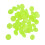 50Pcs Plastic Round Transparent Golf Ball Markers Yellow Green 1