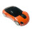 2.4G Wireless Car LED Optical Mouse USB Receiver for PC Laptop -Orange 2