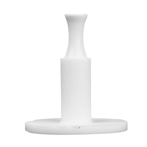 White Rubber Golf TEE Holder for Golf Driving Range Tees 1