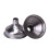 2Pcs Stainless Steel Hip Flask Funnel Silver 2
