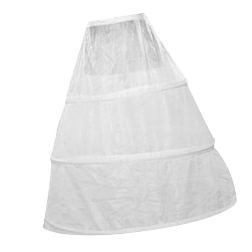 3 Hoop Bone Wedding Ball Gown Crinoline Petticoat 2