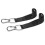 Set of 2 Hammock Tree Straps 65cm with 2 Pieces Alloy Carabiners 3