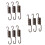 9 Pieces 2 Stroke Engine Parts Clutch Pads Spring for 49cc Mini Pocket 2