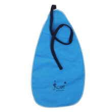 Deerskin Flocking Cleaning Wiping Cloth for Music Wind Instruments Blu