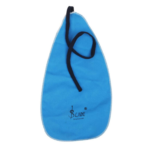 Deerskin Flocking Cleaning Wiping Cloth for Music Wind Instruments Blu
