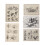 5 x  Patterned Fake Tattoo Practice Skin for Tattoo Machine Needle Su 3