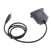 36Pin Centronics to USB Cable For Parallel Printer Bi-directional Plug