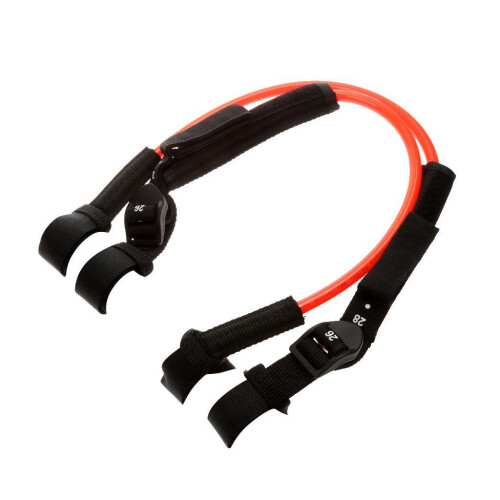 2 Pieces TPU Windsurfing Harness Line Adjustable 22-28 inch Orange