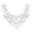 Vintage Lace Embroidered Neckline Collar Neck Patch Sewing Applique Wh 2