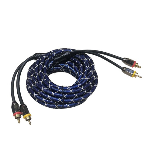 4.5m Car Audio Stereo Amplifier Speaker RCA Interconnect Cable Wire Pl 2