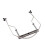 Chrome Adjustable 10 Holes Harmonica Holder Mouth Neck Hands Free Stan 2