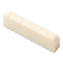 10 Pieces Cream Bone Banjo Four String Top Nuts 30*6*8mm for DIY Banjo
