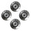 4 Pieces Electric Guitar Tone & Volume Knobs for Bass Les Pauls Clear 3