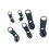 6 Pieces/Set Zip Puller Zipper Sliders Replacement Head Zipper Repair 1