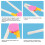 Children's Training Reusable Silicone Chopsticks, Flat Rounded Head, PP & ABS 11