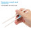 Children's Reusable Flat Rounded Head Training Chopsticks, PP & ABS 8