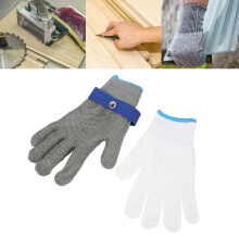 Schnittschutz-Stahlhandschuhe Stufe 5, XL, Sicherheit, Edelstahl-Handschutz