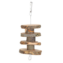 Jouets à mâcher en bois de pommier naturel non toxique, pour le soutien de la santé dentaire des petits rongeurs. Friandises écologiques en bois