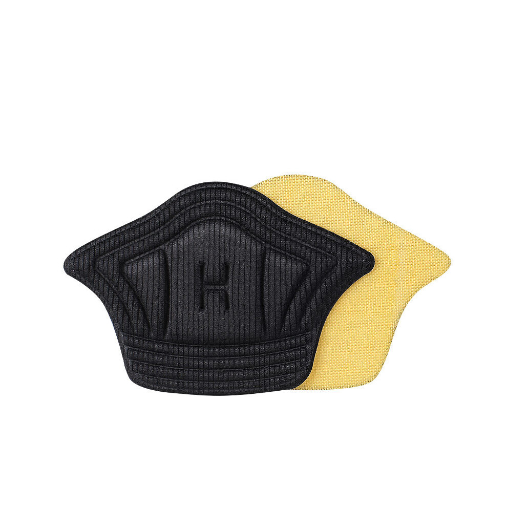 Inf Thickened Adhesive Heel Cushion Pads Black 1Pair