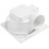 Integrated Ceiling Ventilation Fan ABS 20x20cm Kitchen And Bath Powerful Airflow Silent Operation 4