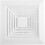 Integrated Ceiling Ventilation Fan ABS 20x20cm Kitchen And Bath Powerful Airflow Silent Operation 2