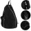 Ball Paddle Backpack Adjustable For Racket Storage Lightweight Cricket Kit Bag With Protective Compartment Black 3