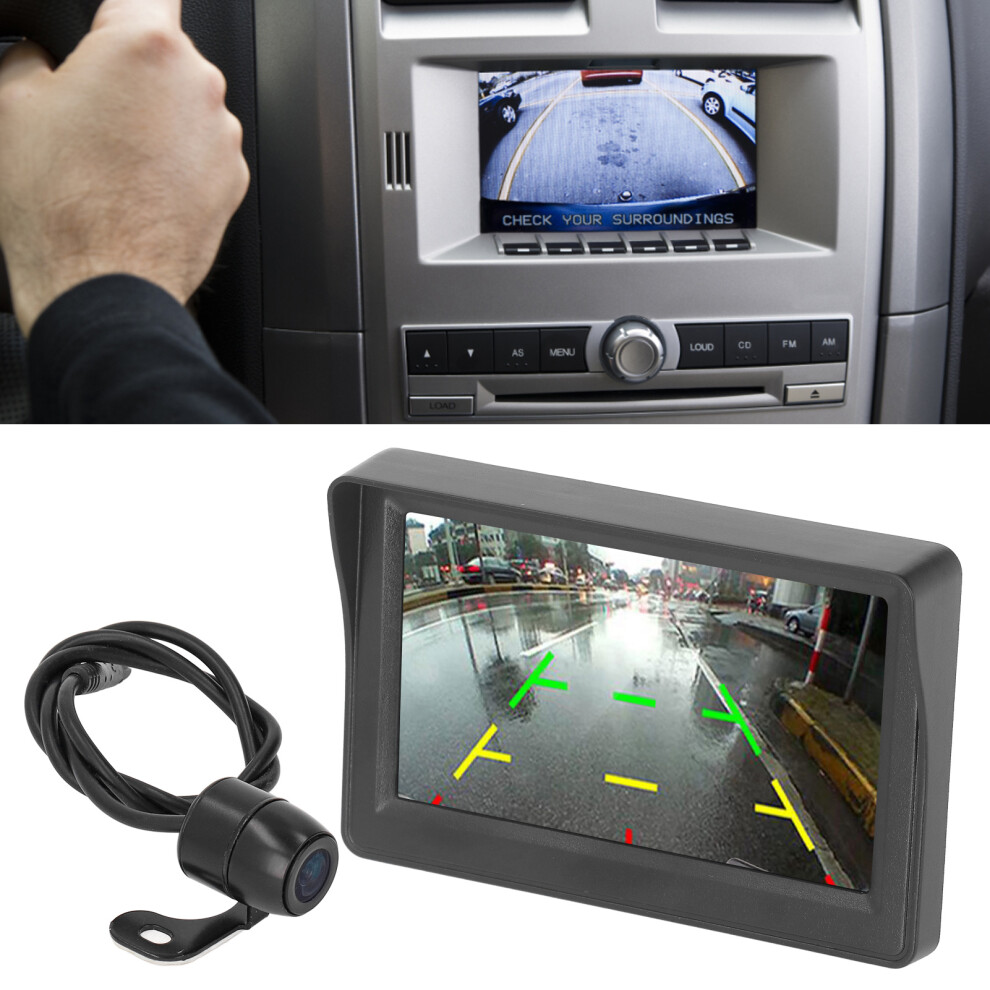 4.3" Waterproof Night Vision Backup Camera Kit For Rvs & Trucks 9371382201349