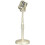 Faux Microphone Props Decorative Nostalgic Mic Adjustable Height Studio Prop Vintage Style For Classical Photography 2