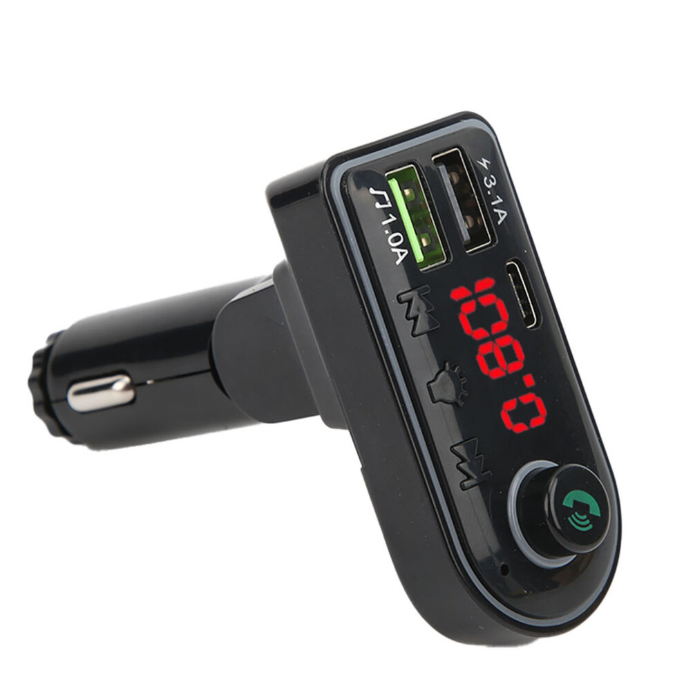 Bluetooth Fm Transmitter Mp3 64Gb Dual Usb, Digital Display, Mood Lighting 3411378625615