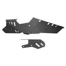 2 Stück Eisenauspuffrohrabdeckung für Suzuki V-Strom 650 2017-2021, Schwarz