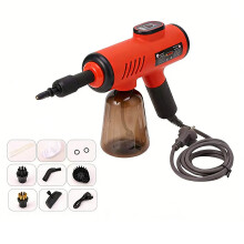 Tragbarer 1200-W-Dampfreiniger mit großem Fassungsvermögen,-Rot