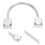 Stainless Steel Door Loop Protector 401 for External Mounting Robust Wire Guard 2
