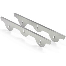 (Silver) 2 Pack Stove Gap Covers 316 Stainless Steel, Heat Resistant Oven Gap Filler Seals Spaces Between Stovetop and Counter, 23.4 Inches