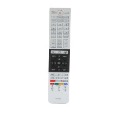 Controle remoto de substituição para TV Toshiba CT-90428. Controle remoto infravermelho pré-programado com design ergonômico e leve, compatível
