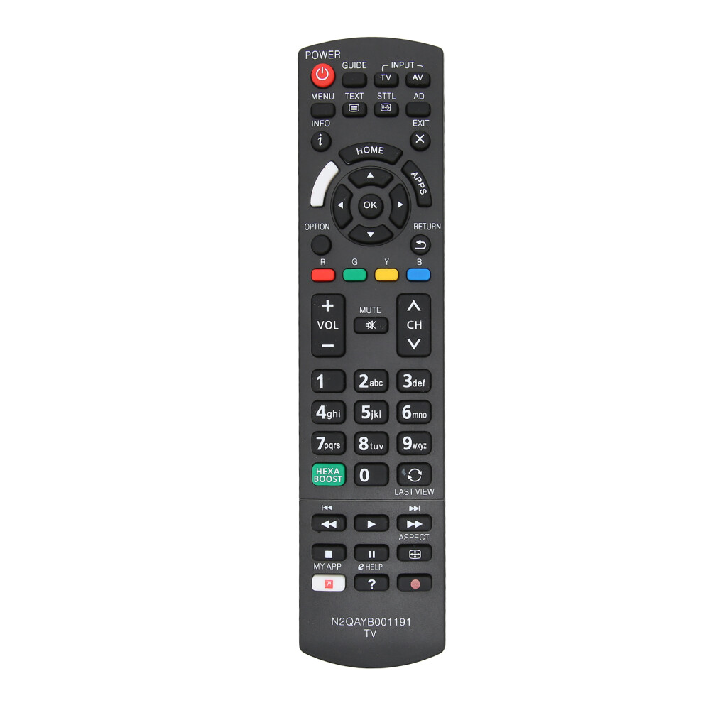 Panasonic Lcd Tv Remote Replacement, Brand New Remote Control With No Setup Required Compatible With Plasma Viera Tv Comfort Grip Design 9012494746525