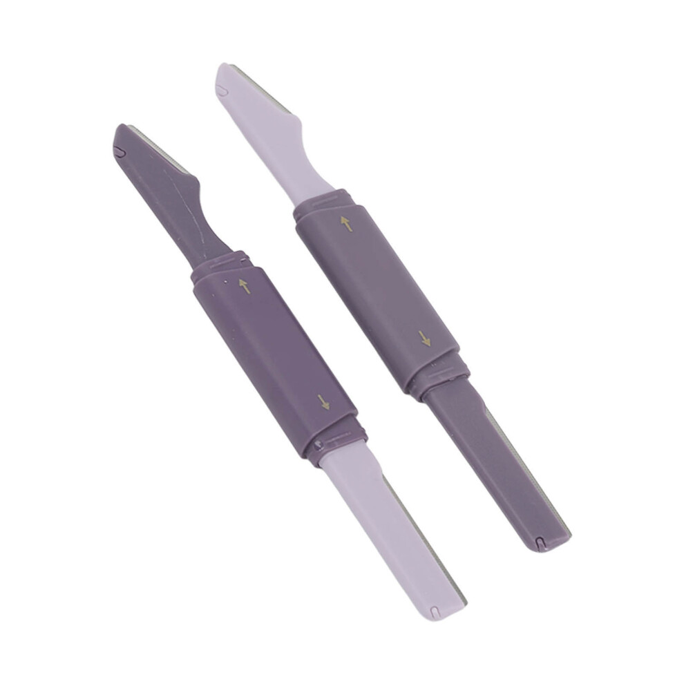 Dual Ended Precision Trimming Reusable Face Razor Multi Brow Trimmer Exfoliating Dermaplaning Tool For Defined Brows And Soft Skin For Nightclubs