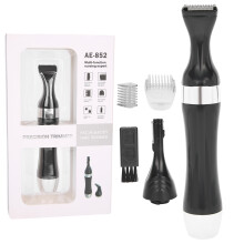 Adjustable Height Precision Detail Trimmer With Surgical Steel Blades, MicroTouch Titanium MAX For Multi-Purpose Personal Grooming
