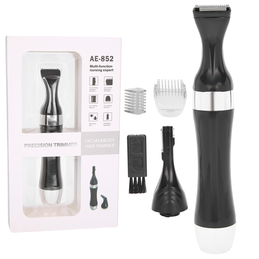 Adjustable Height Precision Detail Trimmer With Surgical Steel Blades, MicroTouch Titanium MAX For Multi-Purpose Personal Grooming