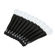 10pcs Dual Sided Silicone Facial Mask Brush with Spoon – Black Handle