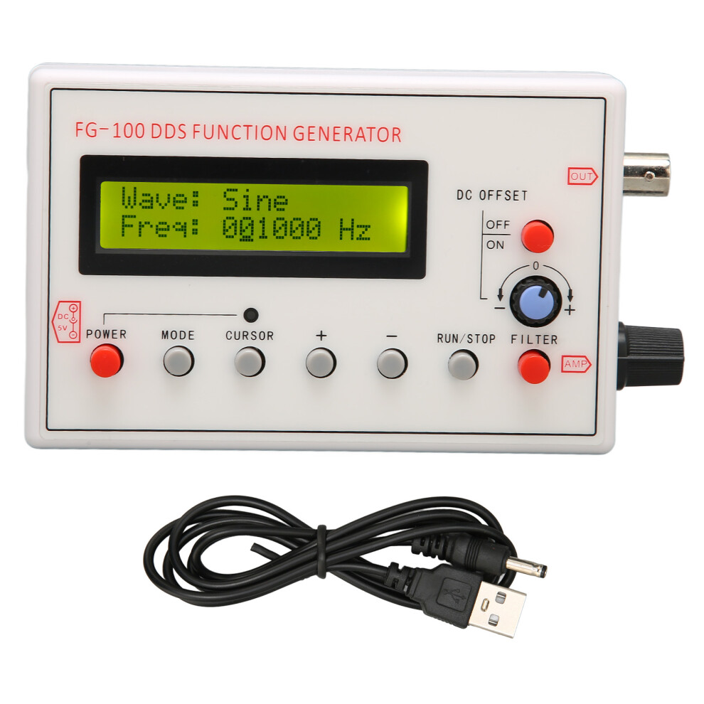 Dds Functional Signal Generator For Electronic Testing, Diverse Waveform Library Sine Triangle Square Sawtooth Wave Output High Frequency Accuracy And 9012494151800