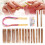 Steel & Bamboo Circular Knitting Needle Set, Multiple Sizes, 20cm 1