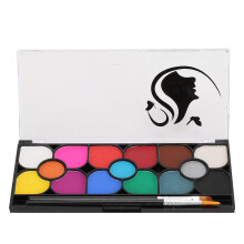 Creative Face Body Painting Kit Strong Pigmentation Water Activated Hypoallergenic Fast Blending Facepaint For Special Effects Makeup Artists