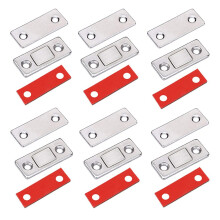 Cabinet Door Catch, Ultra Thin Design Stainless Steel Magnetic Cabinet Latch, Easy To Install Strong Magnet for Kitchen Closet Door Closure