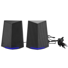 Enceinte de bureau connectée en USB avec convertisseur numérique-analogique 24 bits, performances sonores supérieures et plusieurs modes audio