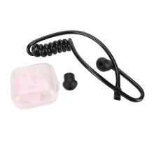 Kit di auricolari ad alte prestazioni con tubo a spirale acustica, punta in morbido silicone e installazione plug and play per Motorola, Kenwood,