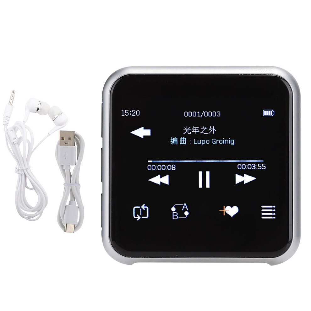 Transform Your Audio World With Our Touch Screen Enabled Portable Music Player, Combining Bluetooth 5.0, Speaker, And Voice Recorder For An All-Encomp 9012494035001