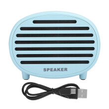 Classic Mini Bluetooth Speaker, Portable Vintage Design With Clear Sound And Rich Bass, Ideal For Travel And Outdoor Adventures (Blue)