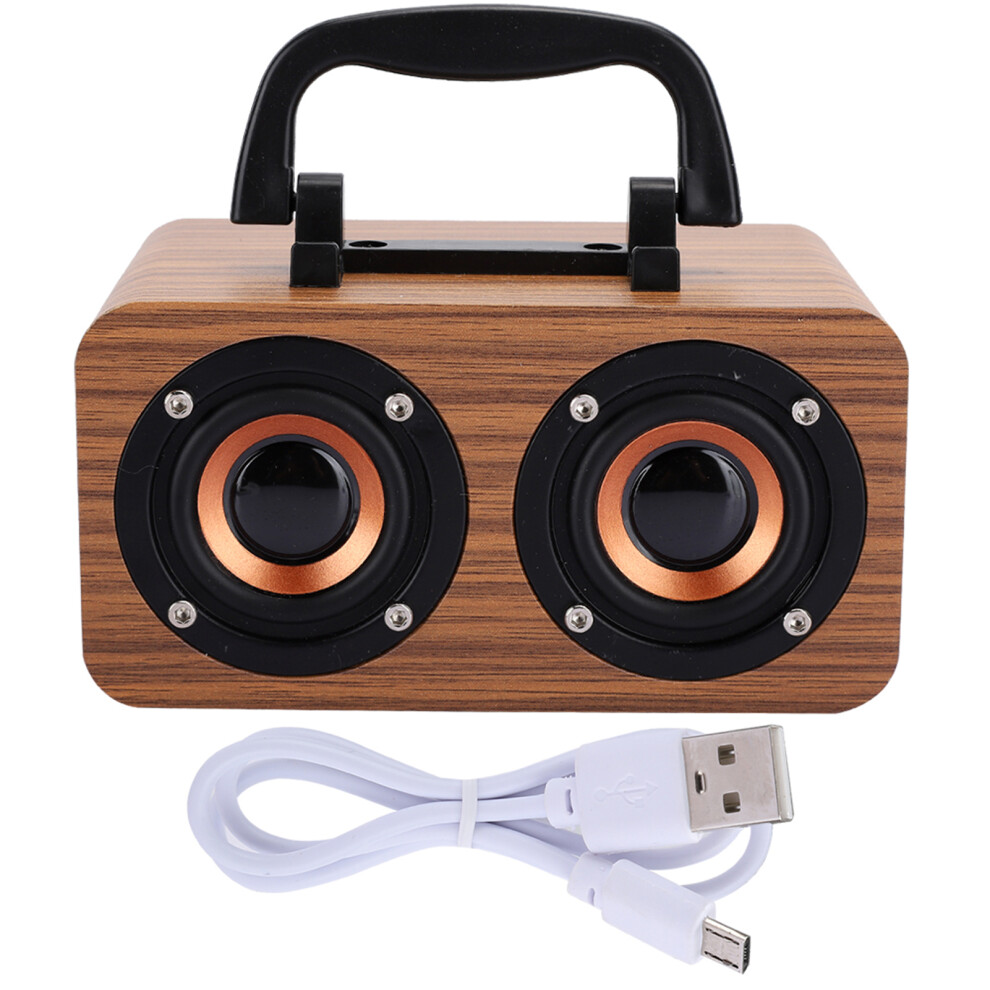 Premium Wooden Bluetooth Speaker Superior Sound Quality Stereo Loudspeakers Advanced Bluetooth Technology Dual High-Performance Drivers For Home Offic 9176269203191