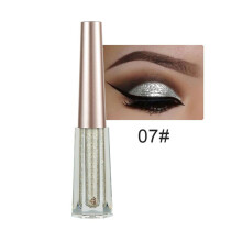 Sombra de ojos líquida con purpurina metálica, brillo duradero para fiestas, bodas y uso diario (6 pares). Resistente al agua y reutilizable para